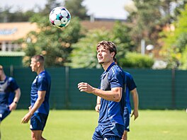 Jakub Elbel na tréninku Olomouce.