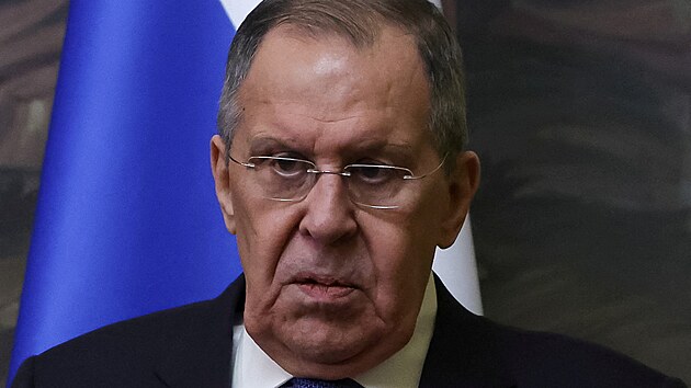 Rusk� ministr zahrani�� Sergej Lavrov v Moskv� (19. �ervna 2026)
