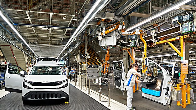 S�riov� v�roba vozu �koda Epiq byla spu�t�na v z�vod� Volkswagen Navarra ve �pan�lsk� Pamplon� za��tkem �ervna 2026.