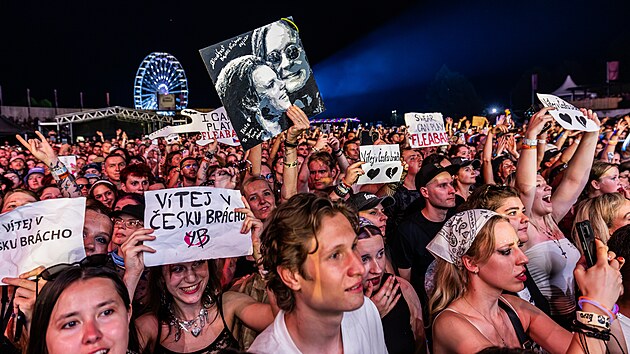 Britsk� rocker Yungblud uspo��dal v hradeck�m Parku 360 festival Bludfest. (27. �ervna 2026)