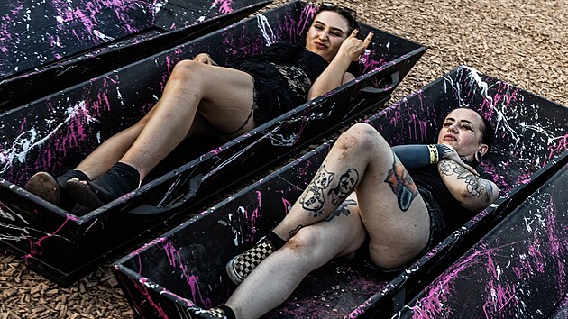 Britsk� rocker Yungblud uspo��dal v hradeck�m Parku 360 festival Bludfest. (27. �ervna 2026)