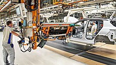Sériová výroba vozu �koda Epiq byla spu�t�na v závod� Volkswagen Navarra ve...