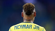 Neymar si za reprezentaci zahrál po tém�� t�ech letech.