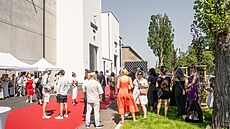 Za�átek slavnostního otevírání nových ateliér� Barrandov Studia a.s.