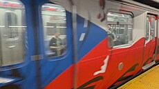 Souprava v newyorském metru odkazuje na fotbalové MS 2026.