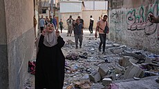 Izrael v noci letecky zaúto�il na budovu ve �tvrti Sabra ve m�st� Gaza. Podle...