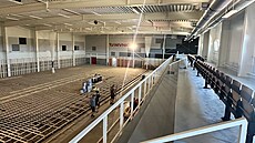 V obci Nivnice na Uherskohradi��sku vzniká nová sportovní hala. (�erven 2026)