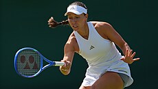 Ameri�anka Jessica Pegulaová v prvním kole Wimbledonu.