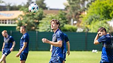 Jakub Elbel na tréninku Olomouce.