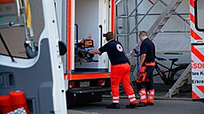N�mecko trápí vedra. Snímek pochází z Dormagenu. (27. �ervna 2026)