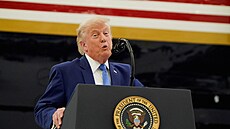 Americký prezident Donald Trump p�edstavil nový prezidentský letoun Air Force...