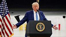 Americký prezident Donald Trump p�edstavil nový prezidentský letoun Air Force...