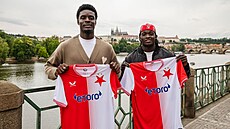 Ange N�Guessan a Toumani Diakité, posily Slavie