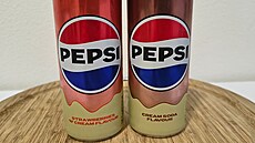 Tesco prodává novou limitku Pepsi Strawberries �n� Cream a Cream Soda.