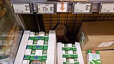 Litr trvanlivého mléka zna�ky Spar budget s 1,5 procenty tuku stál 0,95 eura...