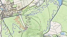 Prvotní návrh, jak by v budoucnu t�eba mohly vypadat trasy singletrail� na...