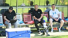 Teplice, 22. 6. 2026, prvoligoví fotbalisté Teplic zahájii letní p�ípravu i se...