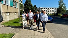 Ministra Ale�e Juchelku b�hem pracovní cesty doprovodili hejtman Ústeckého...