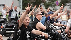 Na akci dorazili také zástupci motorká�ského klubu Havloids, kte�í p�ijeli...