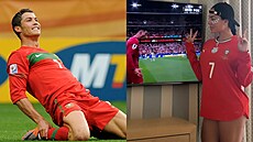 Z Ronaldova rekordního ve�era na sv�tovém �ampionátu se na dálku radovala také...
