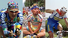 Divoké barvy i pocta legendám. Pamatujete si tyto dresy Tour de France?