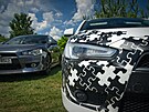 Mitsubishi kempování v Kempu Fousek v Dráchov�