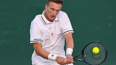 Ji�í Lehe�ka se soust�edí na mí�ek v prvním kole Wimbledonu.