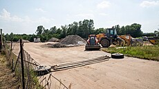 Areál bývalého pivovaru v místní Olomouci - Holici, kde do�lo 29. �ervna k...