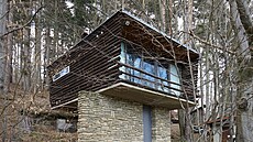 Chata man�el� Kud�lkových, architekt Vladimír Kalivoda, Byst�i�ka, CZ, 1960  