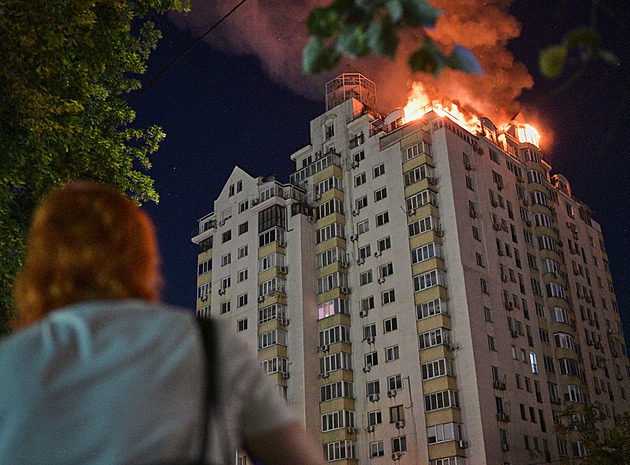 OBRAZEM: Rusko pod tlakem. Masivní útok na Kyjev je pomstou za nálety na Moskvu