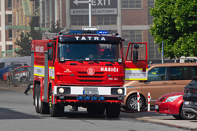 Firefighters Respond to Warehouse Fire with Chemical Substances in Zlín Region