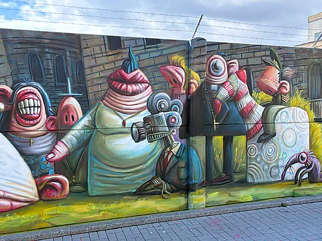 Grand mural in Ruzyně completed, ranks among Europe's longest