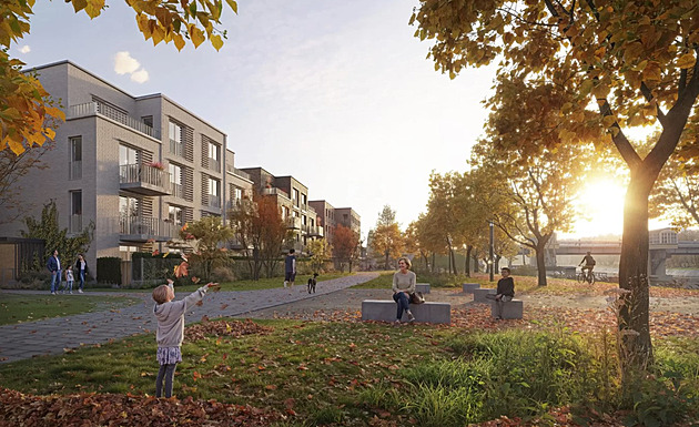 Instead of pipes from the power plant, a pleasant embankment with apartment buildings; the opposition is also in favor