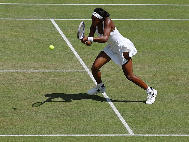 Ameri�anka Coco Gauffov� v semifin�le Wimbledonu.