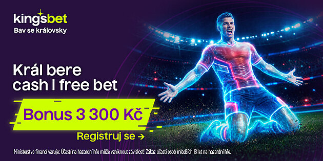 Kingsbet - vstupn� bonus 3 300 K�