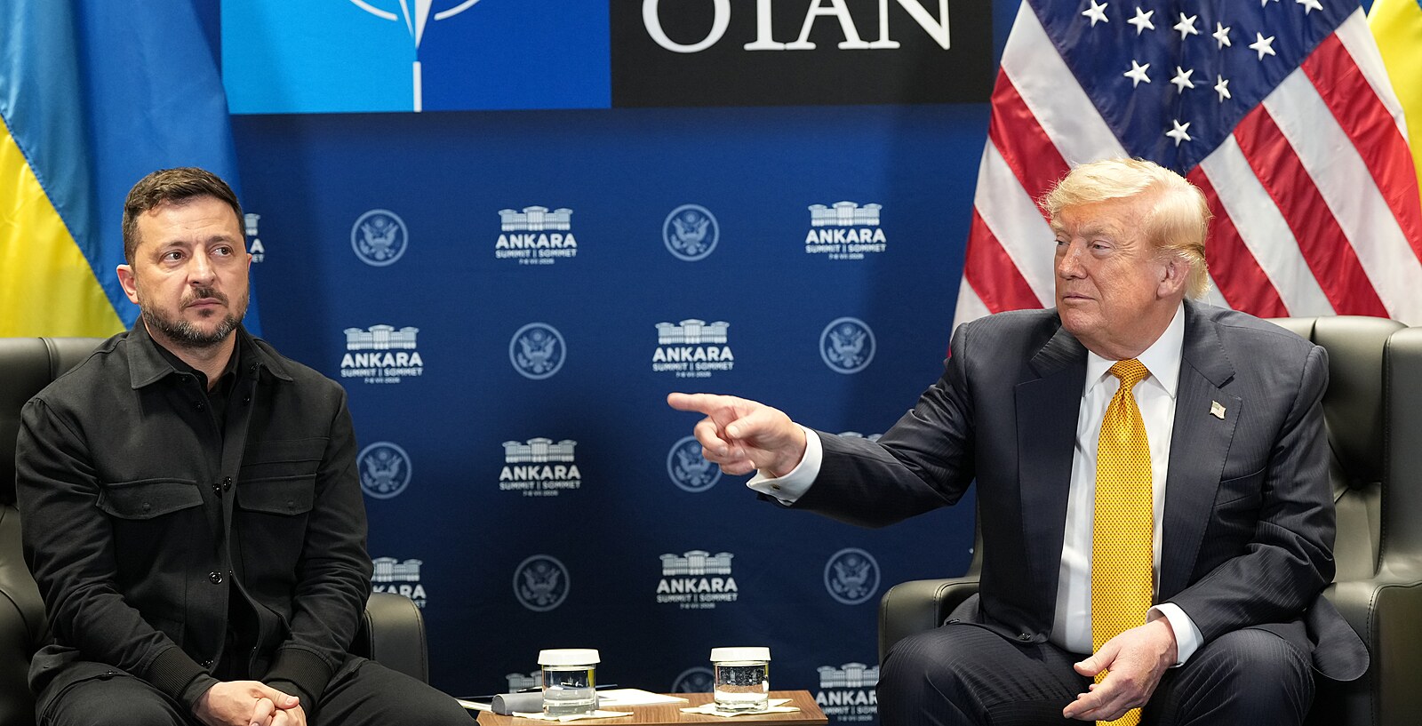 USA mohou dát Ukrajině licenci na výrobu Patriotů, řekl Trump. Íránu pohrozil útokem