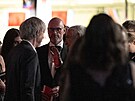 Ministr �kolství, mláde�e a t�lovýchovy Robert Plaga (ANO) mluví s p�ítomnými...