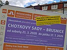Oprava tramvajové trati Chotkovy sady - Brusnice (stav za�átek �ervence 2026)