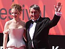 Robert Miklu� a Lucie Duchá�ková na zahájení 60. Mezinárodního filmového...