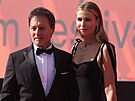 Palo Habera a Daniela Pe�tová na zahájení 60. ro�níku filmového festivalu...