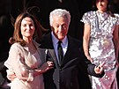 Hv�zda leto�ního filmového festivalu Dustin Hoffman s man�elkou Lisou. (3....