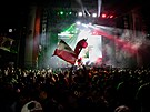 VELKÁ SLÁVA. Fanou�ci v Mexiku si u�ívají vystoupení tradi�ních mariachi po...