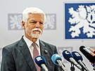 Prezident Petr Pavel p�ed odletem na summit NATO do turecké Ankary (7. �ervence...