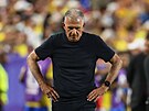 Carlos Queiroz po porá�ce na mistrovství sv�ta s Kolumbií.