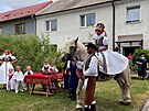 Pr�vod, tanec i dobroty. Doloplazy op�t projela hanácká Jízda král�