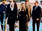 P�edsedkyn� italské vlády Giorgia Meloniová na summitu NATO v Anka�e (7....