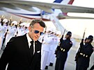 Francouzský prezident Emmanuel Macron na summitu NATO v Anka�e (7. �ervence...