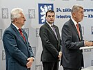 �eská delegace p�ed odletem na summit NATO. (7. �ervence 2026)