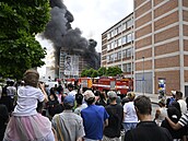 Bývalé centrum Ba�ova obuvnického impéria zachvátil ni�ivý po�ár. (9. �ervence...