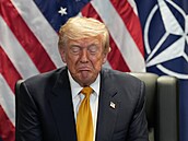 Americký prezident Donald Trump se setkal s generálním tajemníkem NATO Markem...
